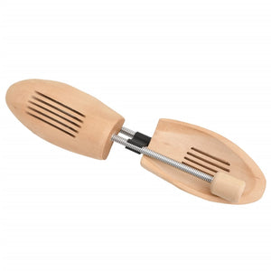 vidaXL Shoe Trees 2 Pairs EU 43-46 Solid Lotus Wood