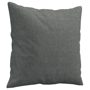 vidaXL 2-Seater Sofa with Decorative Pillows Dark Grey 140 cm Fabric