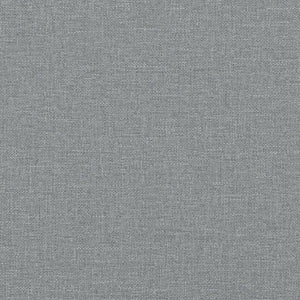 vidaXL 3-Seater Sofa with Throw Pillows Light Gray 180 cm Fabric