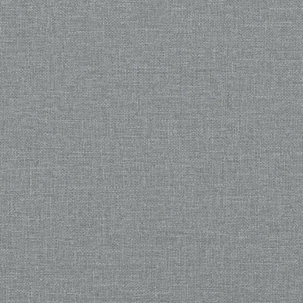 vidaXL 3-Seater Sofa with Throw Pillows Light Gray 180 cm Fabric