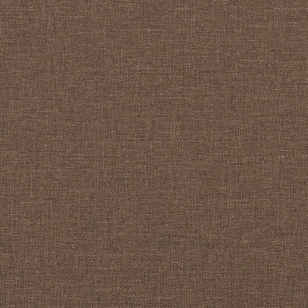 vidaXL 3-Seater Sofa with Throw Pillows Brown 180 cm Fabric