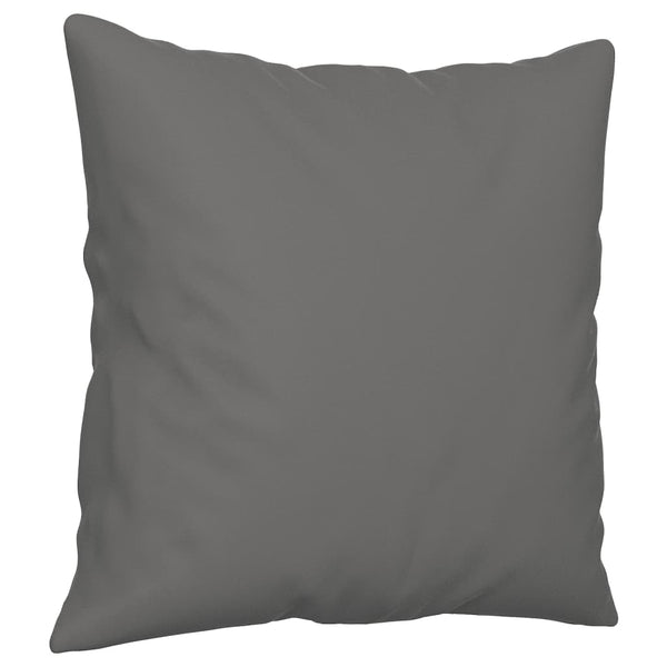 vidaXL 2-Seater Sofa with Cushions Dark Grey 120 cm Microfiber Fabric