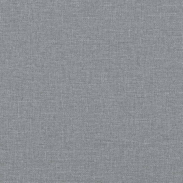vidaXL 3-Seater Sofa with Footrest Light Grey 180 cm Fabric