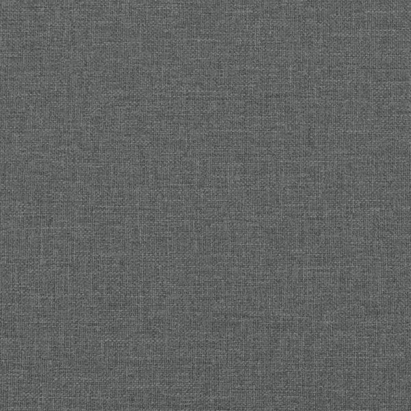 vidaXL 3-Seater Sofa with Footstool Dark Grey 180 cm Fabric