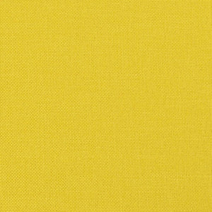 vidaXL 3-Seater Sofa with Footstool Light Yellow 180 cm Fabric