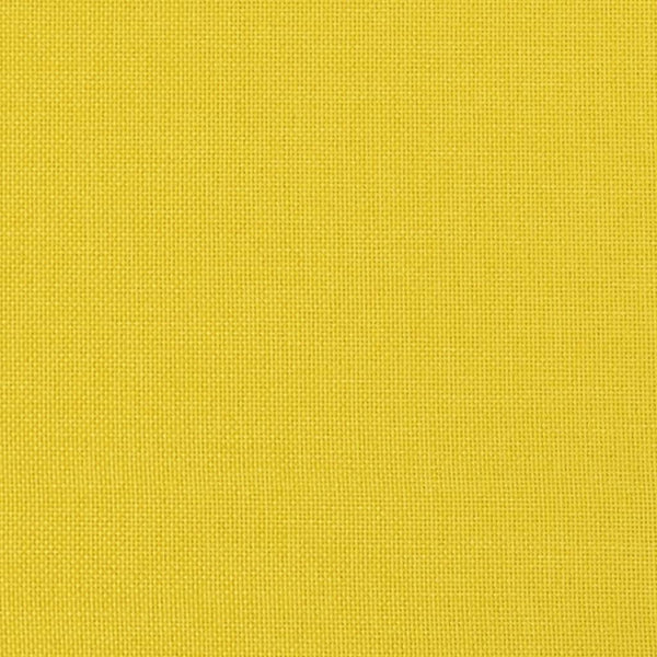 vidaXL 3-Seater Sofa with Footstool Light Yellow 180 cm Fabric