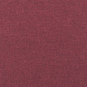 vidaXL 3-Seater Sofa with Footstool Wine Red 180 cm Fabric