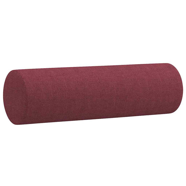 vidaXL 2-Seater Sofa Set with Cushions Wine Red Fabric