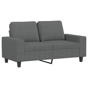 vidaXL 4-Piece Sofa Set Dark Grey Fabric
