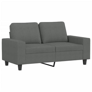 vidaXL 3-Piece Sofa Set Dark Grey Fabric