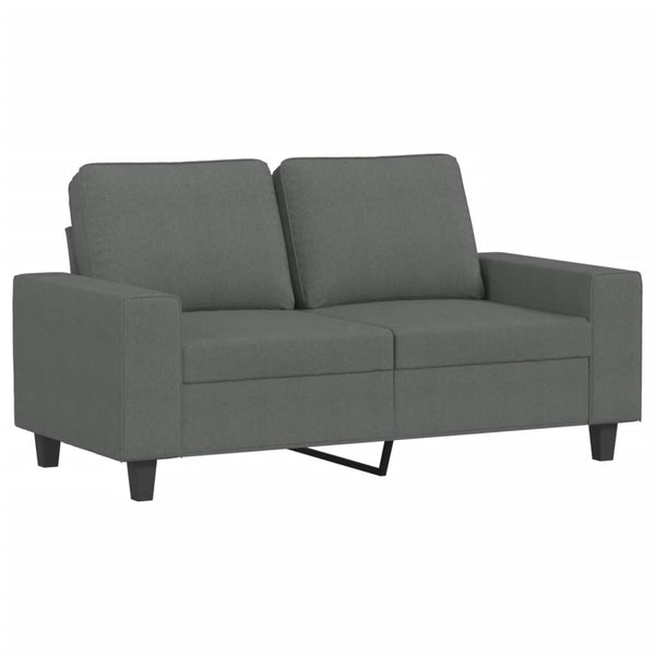 vidaXL 3-Piece Sofa Set Dark Grey Fabric