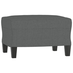 vidaXL 3-Piece Sofa Set Dark Grey Fabric