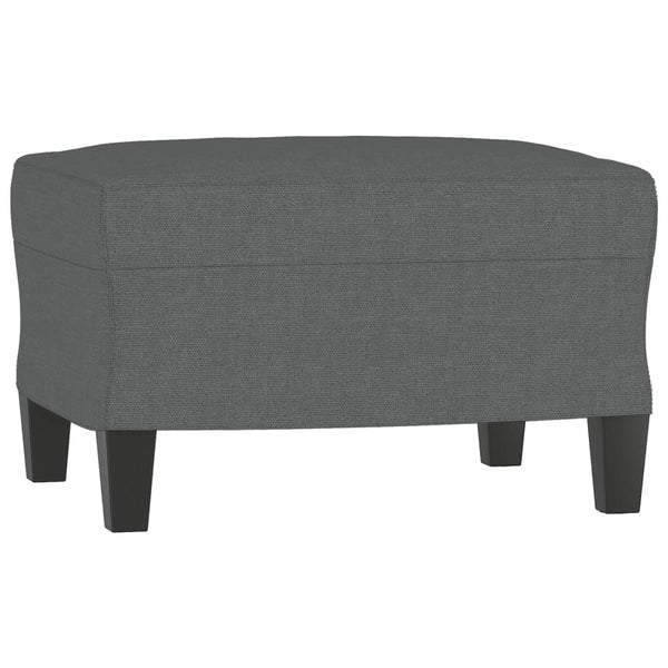 vidaXL 3-Piece Sofa Set Dark Grey Fabric