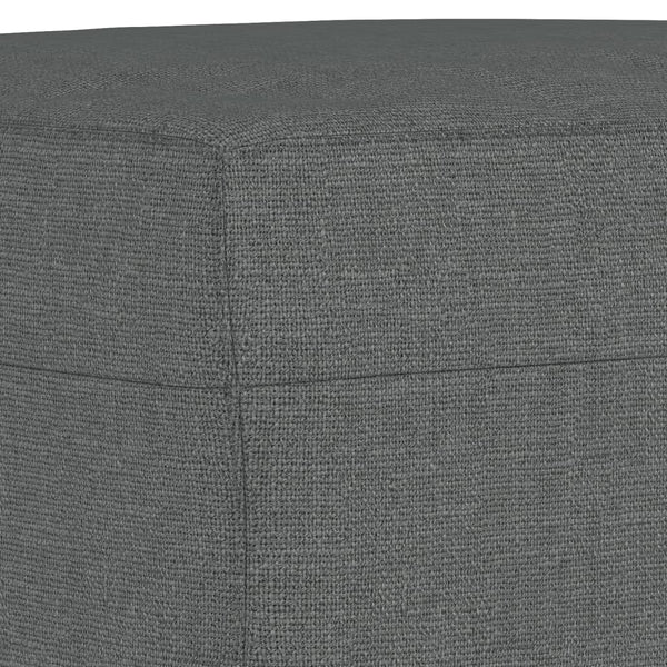 vidaXL 3-Piece Sofa Set Dark Grey Fabric
