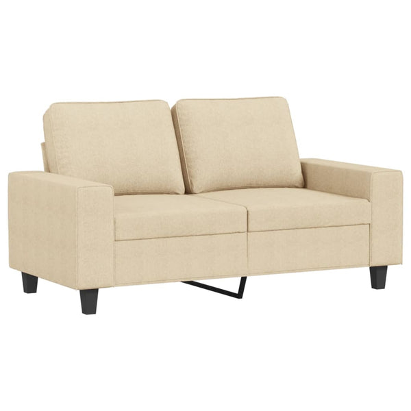 vidaXL 3-Piece Sofa Set Cream Fabric