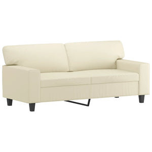 vidaXL 2-Piece Sofa Set Cream Artificial Leather