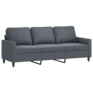 vidaXL 4-Piece Sofa Set Dark Grey Velvet