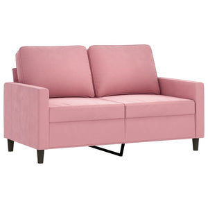 vidaXL 4-Piece Sofa Set Pink Velvet