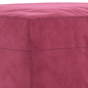 vidaXL 3-Piece Sofa Set Wine Red Velvet