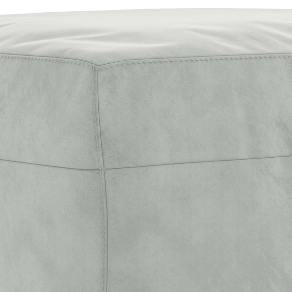 vidaXL 3-Piece Sofa Set Light Grey Velvet