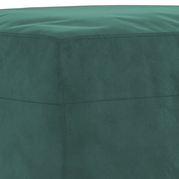 vidaXL 3-Piece Sofa Set Dark Green Velvet