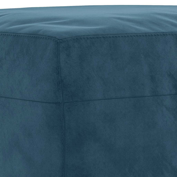 vidaXL 3-Piece Sofa Set Blue Velvet