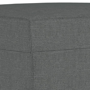 vidaXL 4-Piece Sofa Set with Cushions Dark Gray Fabric