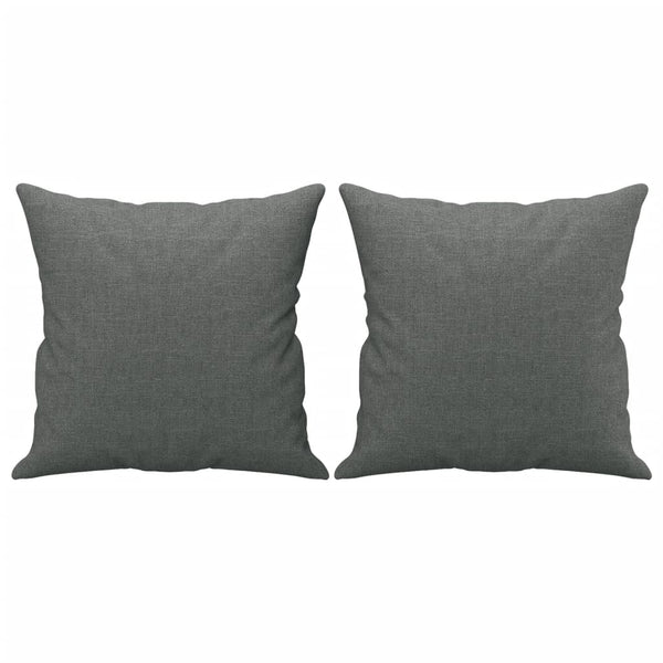 vidaXL 4-Piece Sofa Set with Cushions Dark Gray Fabric