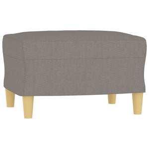 vidaXL 4-Seater Sofa Set with Cushions Taupe Fabric