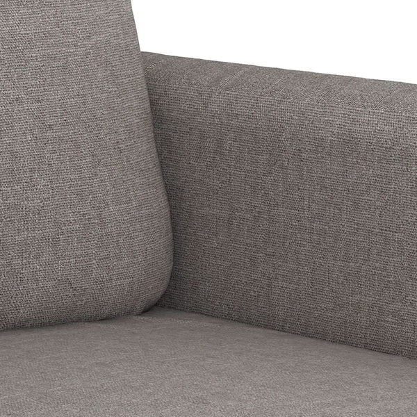 vidaXL 4-Seater Sofa Set with Cushions Taupe Fabric