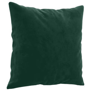 vidaXL 2-piece Sofa Set with Cushions Dark Green Velvet
