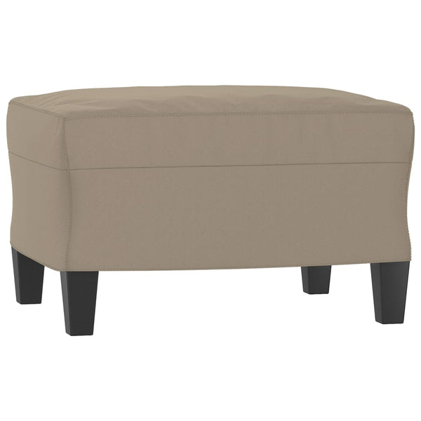 vidaXL 4-Seater Sofa Set with Cushions Taupe Microfiber Fabric