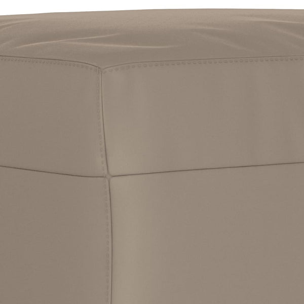 vidaXL 4-Seater Sofa Set with Cushions Taupe Microfiber Fabric