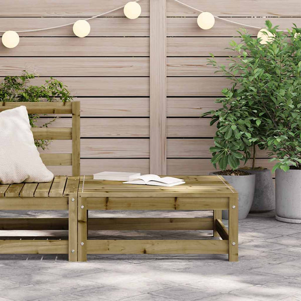 vidaXL Garden Stool 70x70x30 cm Impregnated Pinewood