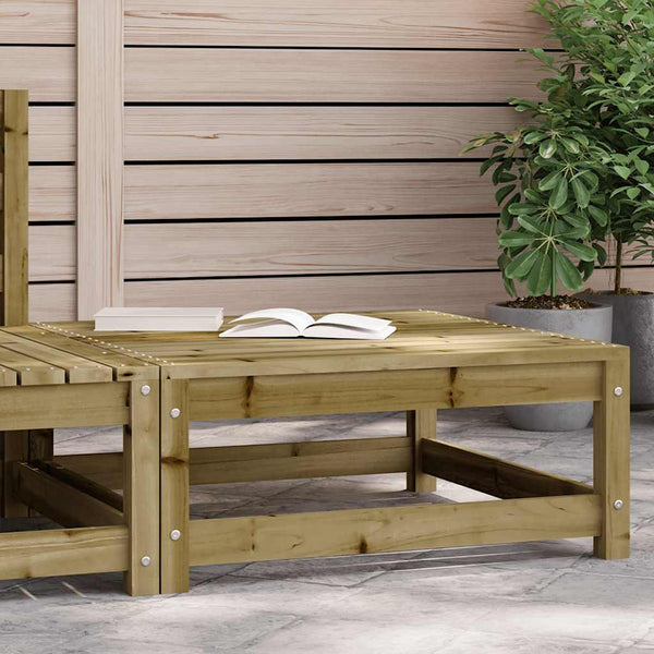 vidaXL Garden Stool 70x70x30 cm Impregnated Pinewood