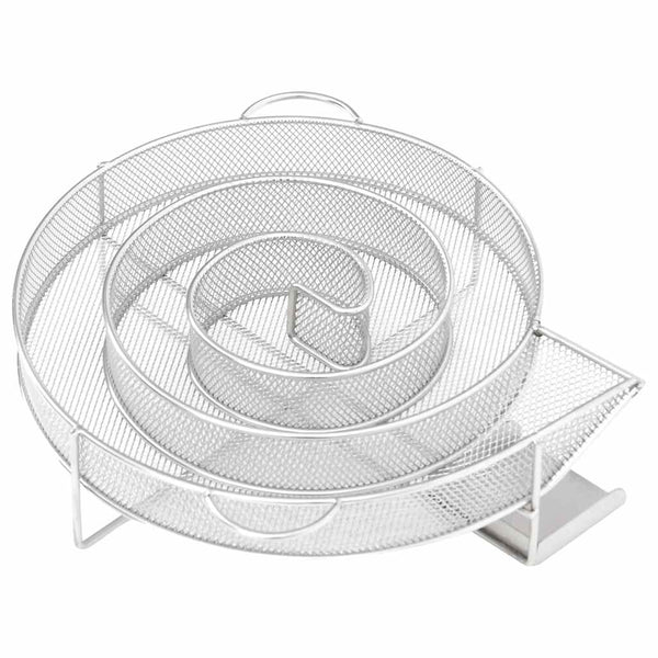 vidaXL Cold Smoke Generator Round 19.5 cm Stainless Steel