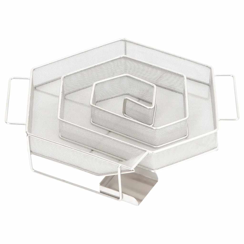 vidaXL Cold Smoke Generator 6-Sided 22.5 cm Stainless Steel