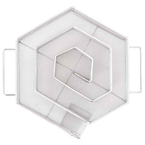 vidaXL Cold Smoke Generator 6-Sided 22.5 cm Stainless Steel