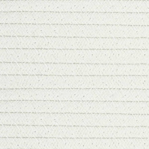 vidaXL Storage Basket with Lid White and Beige Ø40x35 cm
