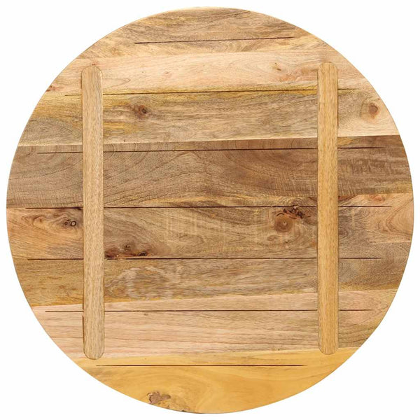 Runde Tischplatte Mango Massivholz Ø 80cm
