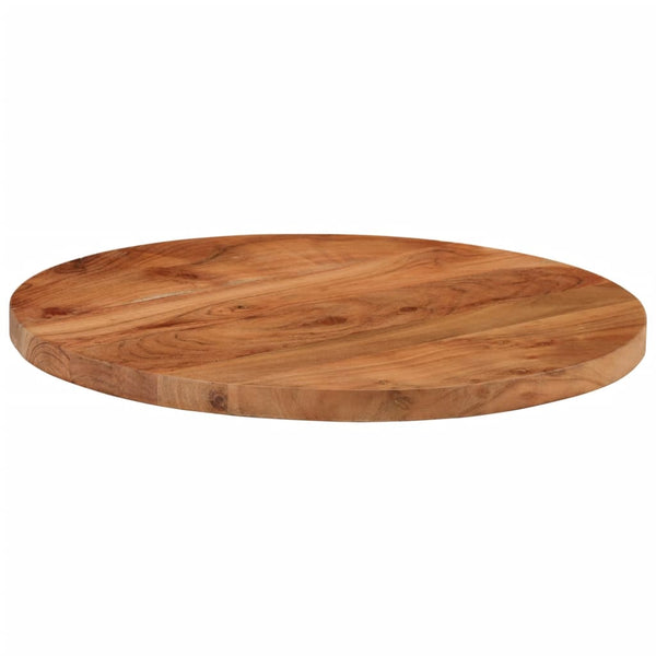 Tischplatte Ø60cm Akazie Massivholz Rund
