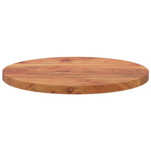 Tischplatte Ø60cm Akazie Massivholz Rund