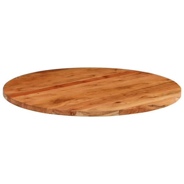 Akazie Tischplatte Rund Ø80cm