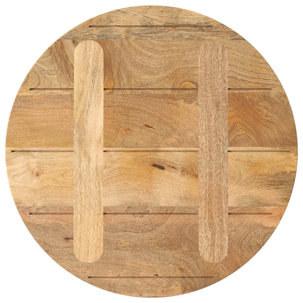 Tischplatte Mango Massivholz Ø 60cm