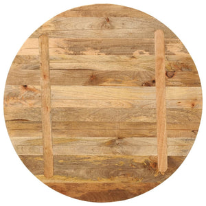 vidaXL Tabletop Ø 80x3.8 cm Round Solid Mango Wood