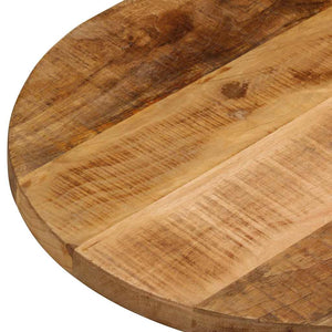 vidaXL Tabletop 80x40x2.5 cm Oval Rough Solid Mango Wood