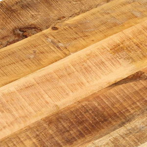 vidaXL Tabletop 80x40x2.5 cm Oval Rough Solid Mango Wood