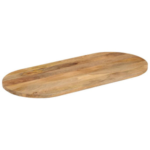 vidaXL Tabletop 140x50x2.5 cm Oval Solid Mango Wood