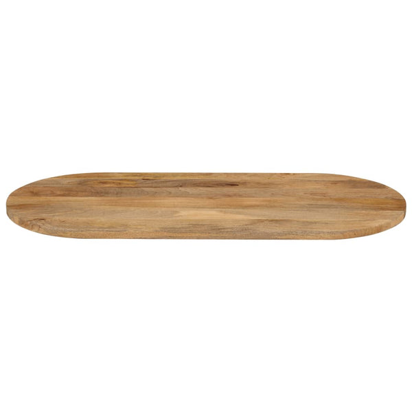 vidaXL Tabletop 140x50x2.5 cm Oval Solid Mango Wood