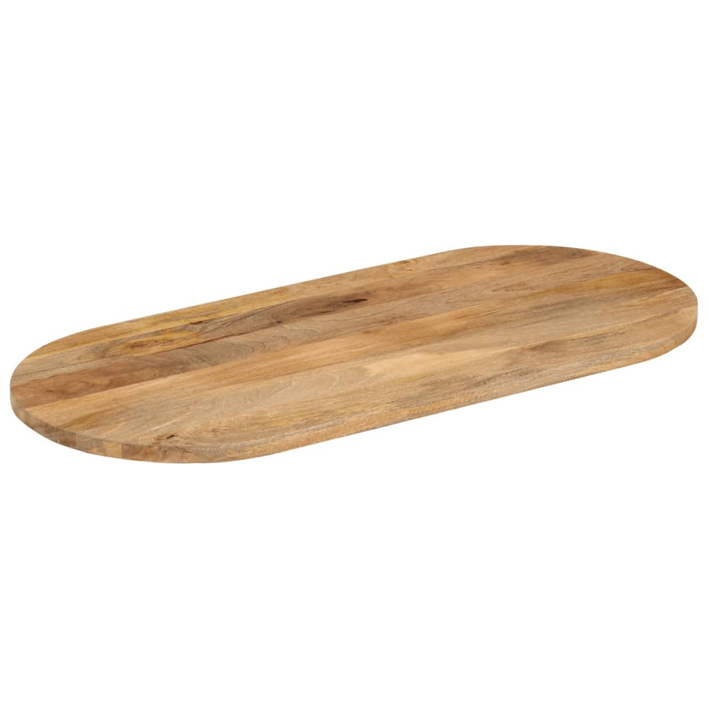 vidaXL Tabletop 120x60x3.8 cm Oval Solid Mango Wood